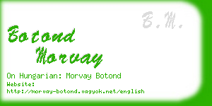 botond morvay business card